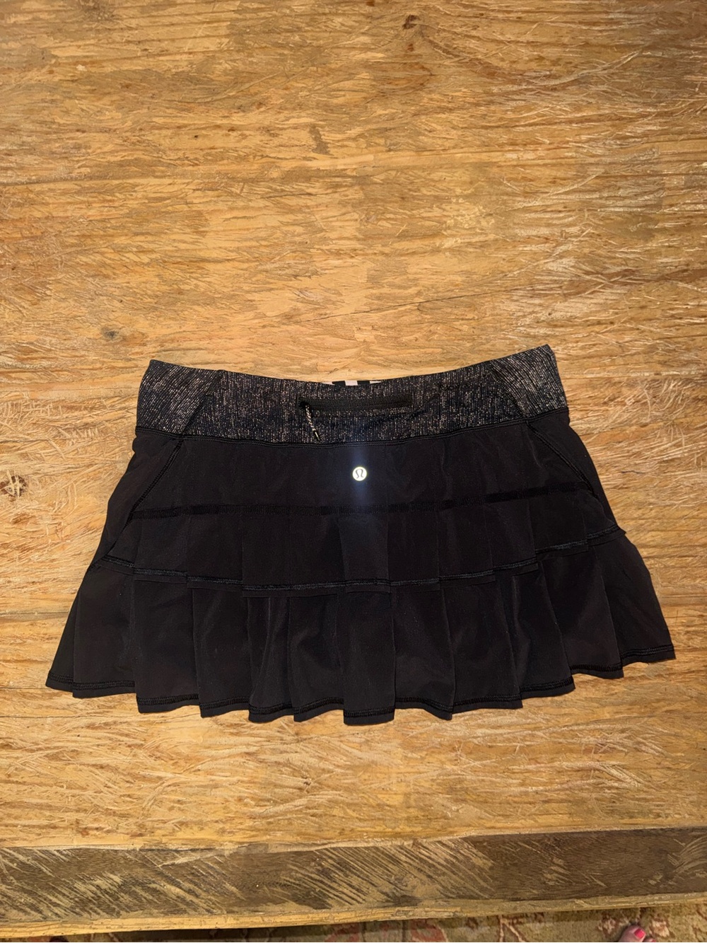 lululemon athletica Black Layered Athletic Skirt
